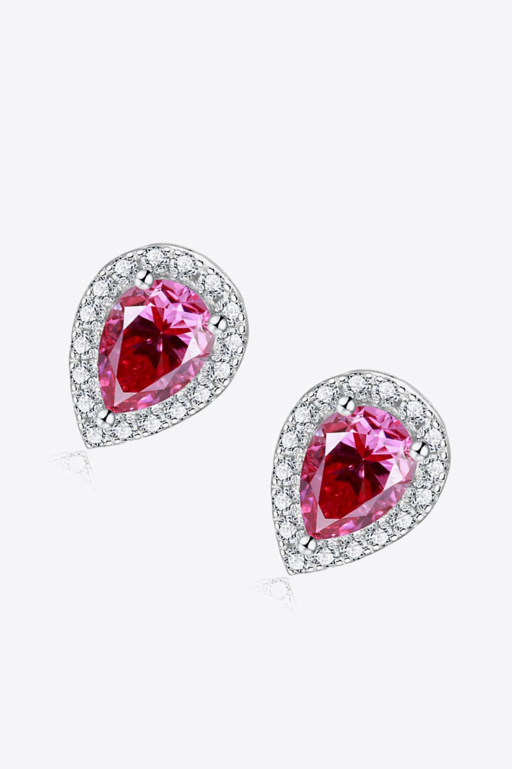 The Mary Earrings in Rose