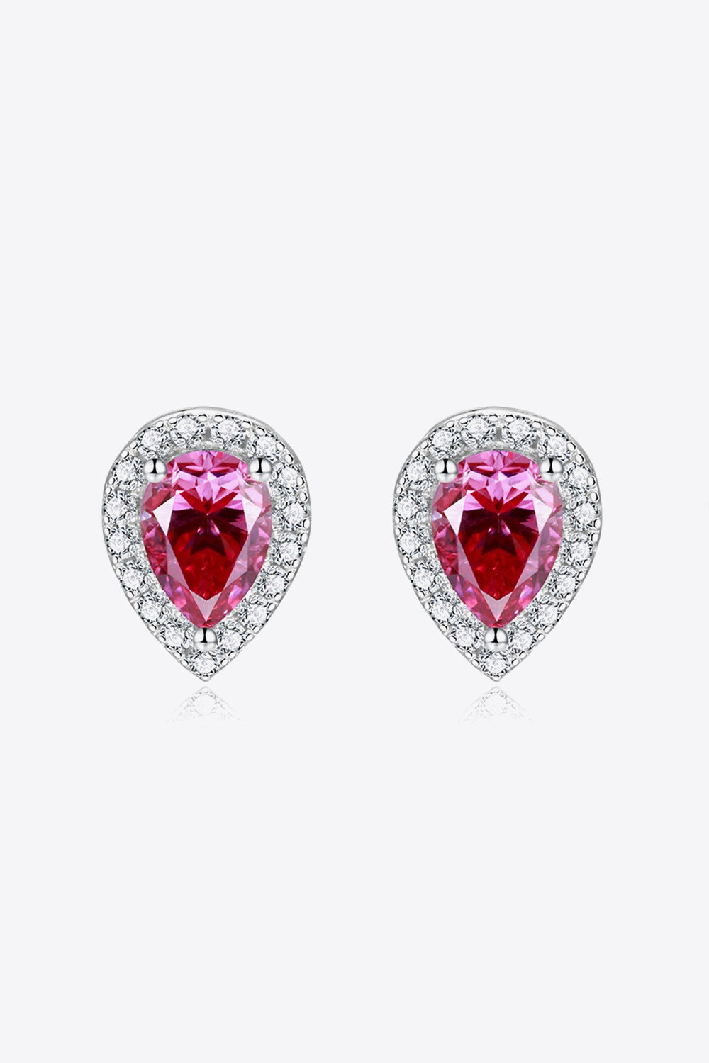 The Mary Earrings in Rose